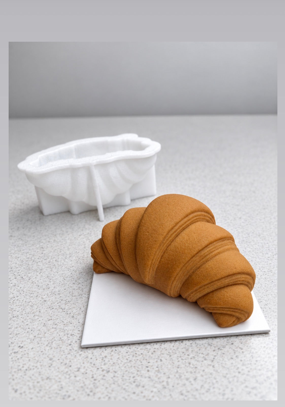 Moule croissant en trompe l’œil